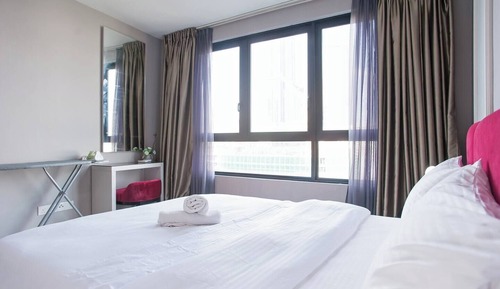 Superior-Apartment, Stadtblick