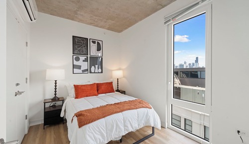 Business-Suite, Stadtblick