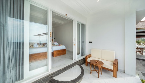 Deluxe-Zweibettzimmer, Balkon, Meerblick