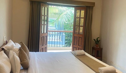 Economy-Zimmer, Balkon, Bergblick