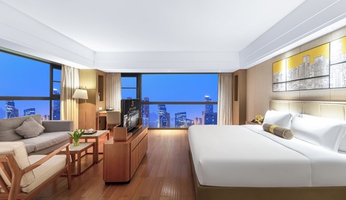 Executive-Zimmer, Stadtblick