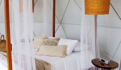Deluxe-Doppelzimmer, Terrasse, Blick auf den Innenhof
