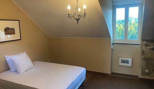 Comfort-Vierbettzimmer, Blick auf den Innenhof