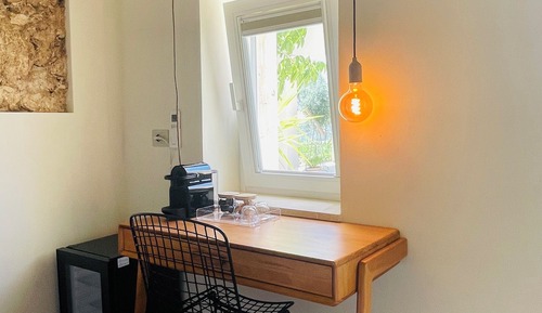 Doppelzimmer, Blick auf den Innenhof