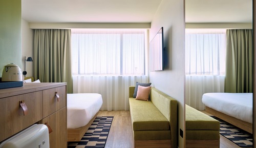 Zimmer, 1 Queen-Bett und Schlafsofa