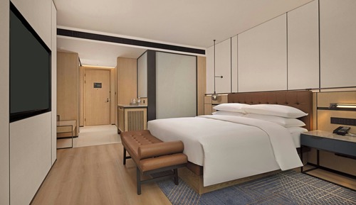 Zimmer, 1 King-Bett, Stadtblick