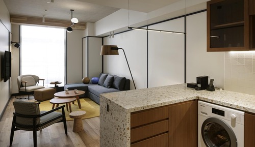 Suite, 1 King-Bett und Schlafsofa