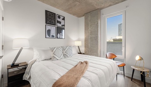 Standard-Apartment, Stadtblick