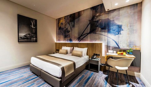 Basic-Doppel- oder -Zweibettzimmer, Stadtblick