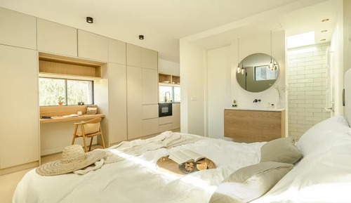 Studio, Balkon, Meerblick