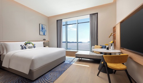 Standardzimmer, 1 King-Bett, Meerblick