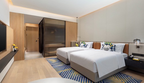 Standardzimmer, 2 Doppelbetten, Seeblick