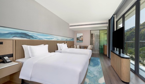 Deluxe-Zimmer, 2 Einzelbetten, Nichtraucher, Stadtblick