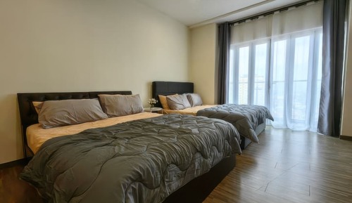 Superior-Apartment, 1 Queen-Bett, Balkon, Stadtblick