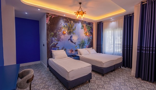 Familien-Vierbettzimmer, Stadtblick