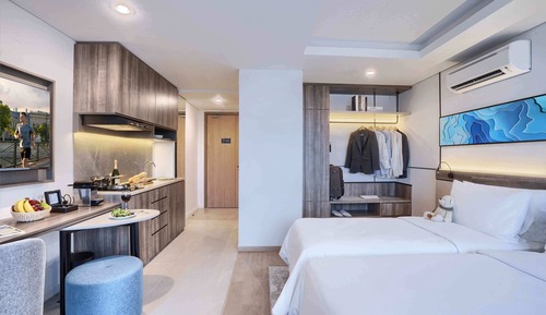 Premier-Studio, 2 Einzelbetten