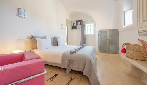 Deluxe-Doppelzimmer, Terrasse, Bergblick