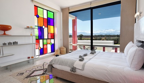 Junior-Suite, Terrasse, Bergblick