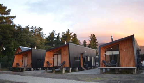 Familien-Ferienhütte, 2 Schlafzimmer, Kochnische, Gartenblick