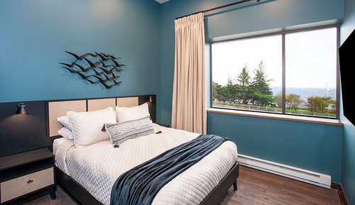 Suite, 1 Queen-Bett und Schlafsofa, Seeblick