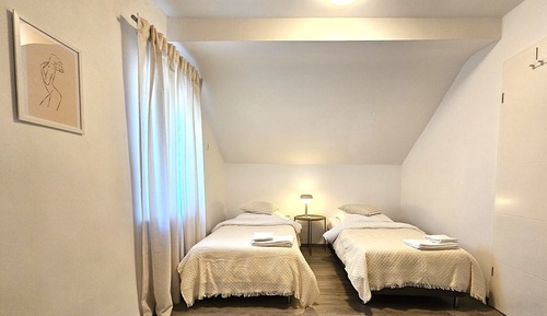 Familienapartment, Blick auf den Innenhof