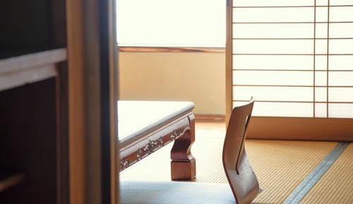 Ferienhaus im japanischen Stil, Balkon, Meerblick