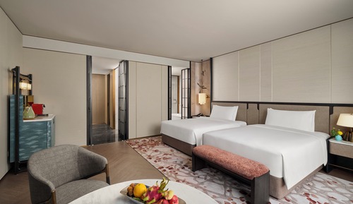 Premium-Zimmer, 2 Doppelbetten