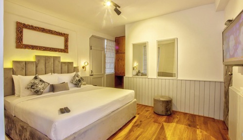 Classic-Doppelzimmer, Balkon, Bergblick