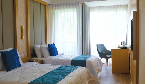 Deluxe-Doppel- oder -Zweibettzimmer