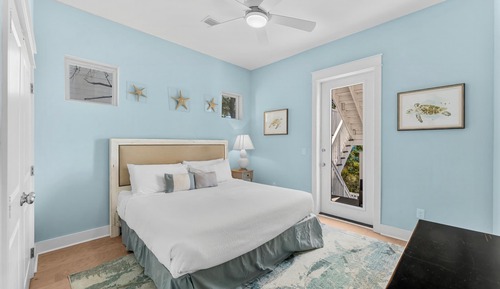 Ferienhaus, 4 Schlafzimmer, Haustiere gestattet, Blick auf die Anlage