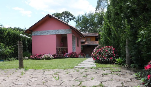 Superior-Chalet, 1 Queen-Bett, Zimmerreinigung, Gartenblick