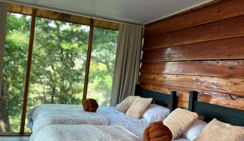 Comfort-Ferienhütte, Bergblick