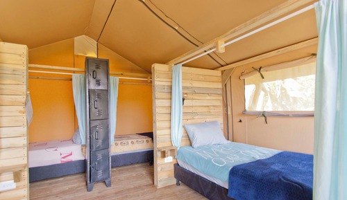 Comfort-Zelt, Gemischter Schlafsaal, Terrasse, Bergblick