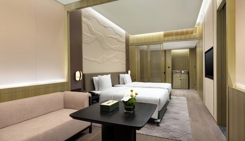 Premium-Zimmer, 2 Doppelbetten, Seeblick