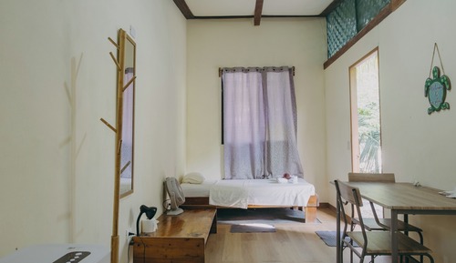 Basic-Zweibettzimmer, Gartenblick