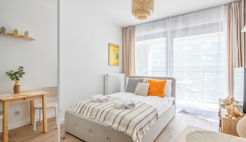 Comfort-Studiosuite, Balkon, Stadtblick