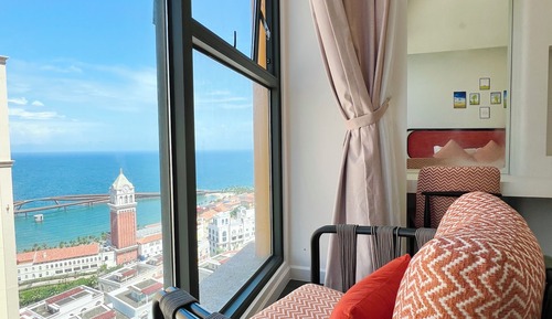 Familienapartment, 2 Schlafzimmer, Meerblick, Meerseite