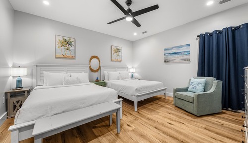 Ferienhaus, 1 Schlafzimmer, Blick auf die Anlage (Heron)