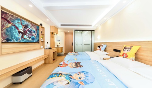 Familien-Dreibettzimmer, Hügelblick