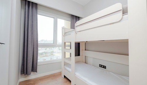 Basic-Apartment, Balkon, Stadtblick