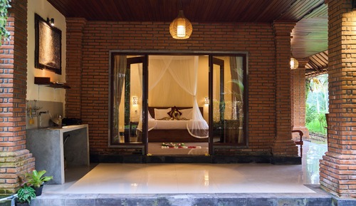 Deluxe-Doppelzimmer, 1 King-Bett, Nichtraucher, Gartenblick