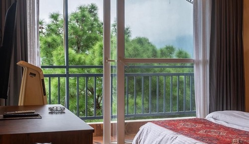 Luxury-Zimmer, Balkon, Bergblick