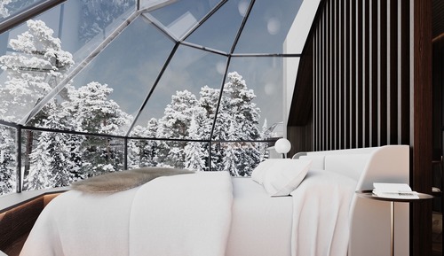 Deluxe-Suite, Balkon, Hügelblick