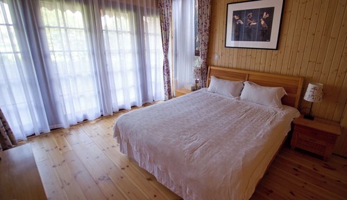 Deluxe-Ferienhütte, Gartenblick
