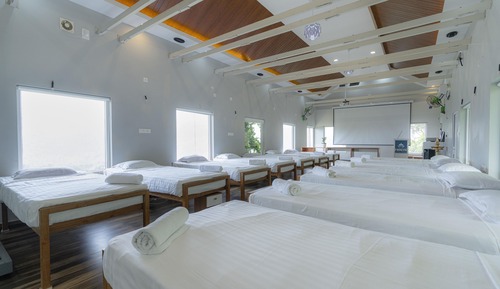 Vierbettzimmer, Bergblick