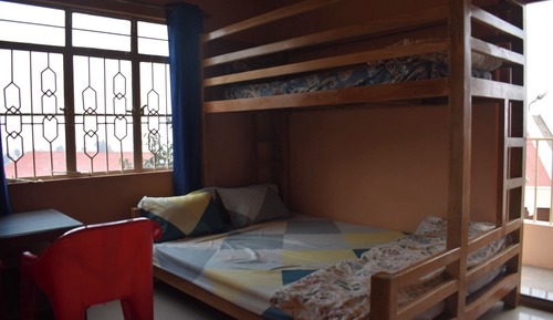 Economy-Vierbettzimmer, Balkon, Talblick