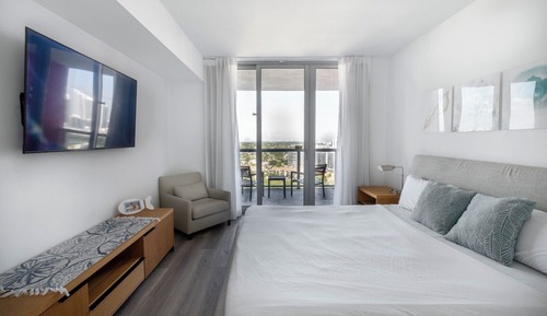 Deluxe-Apartment, Balkon