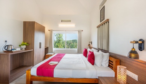 Premium-Ferienhaus, Balkon, Bergblick