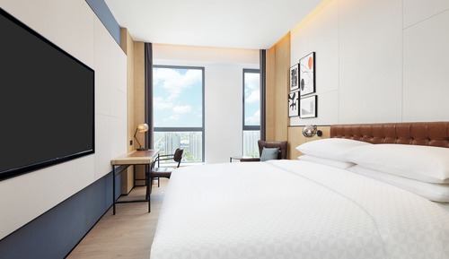 Traditional-Zimmer, 1 King-Bett, Stadtblick