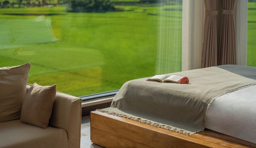 Luxury-Zweibettzimmer, Hügelblick